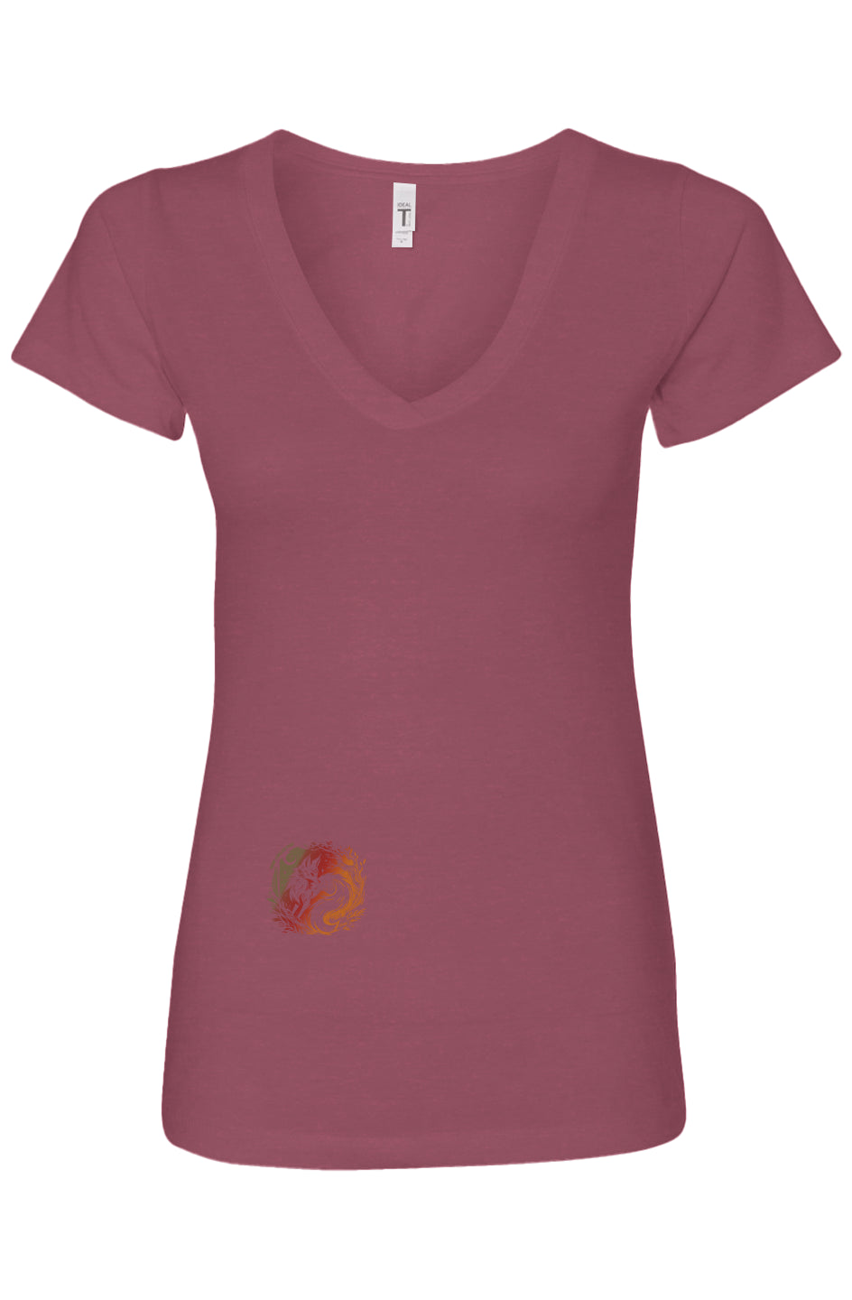 Womens Spirit of the Fox V-Neck