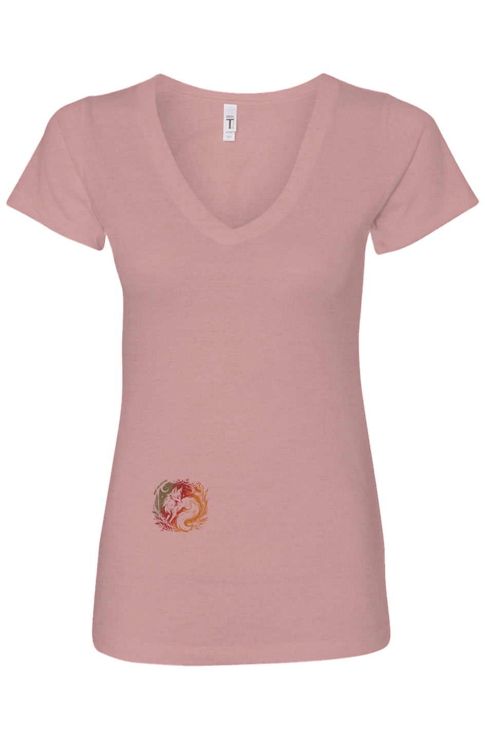 Womens Spirit of the Fox V-Neck