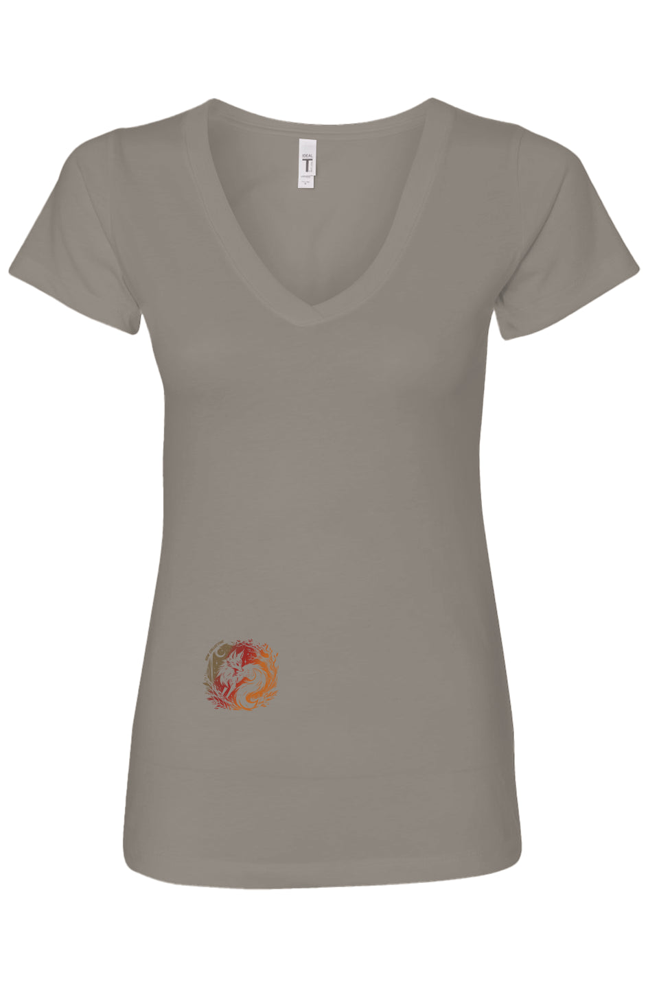 Womens Spirit of the Fox V-Neck