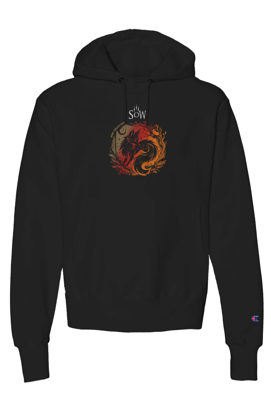 Spirit of the Fox Reverse Weave Hoodie