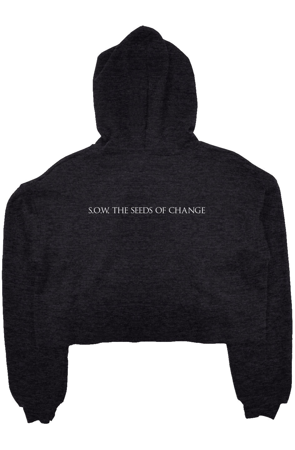 Spirit of the Fox crop fleece hoodie