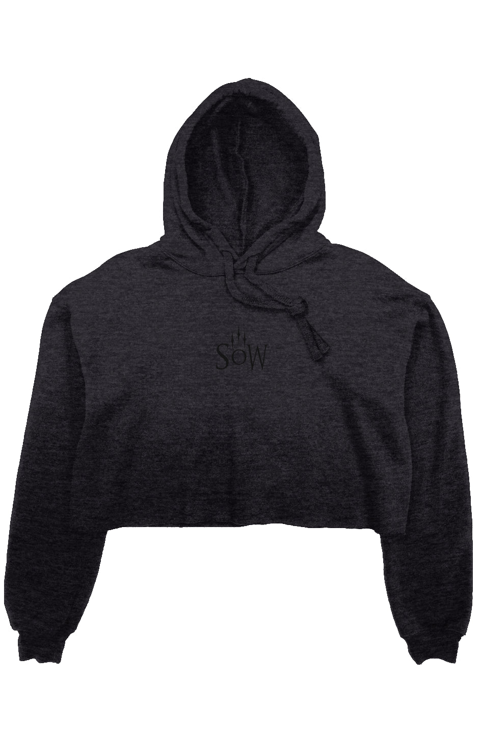 Spirit Fox crop fleece hoodie