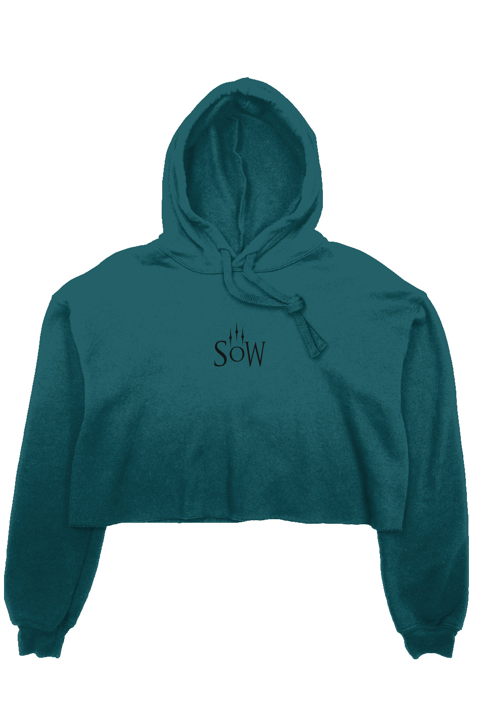 Spirit Fox crop fleece hoodie