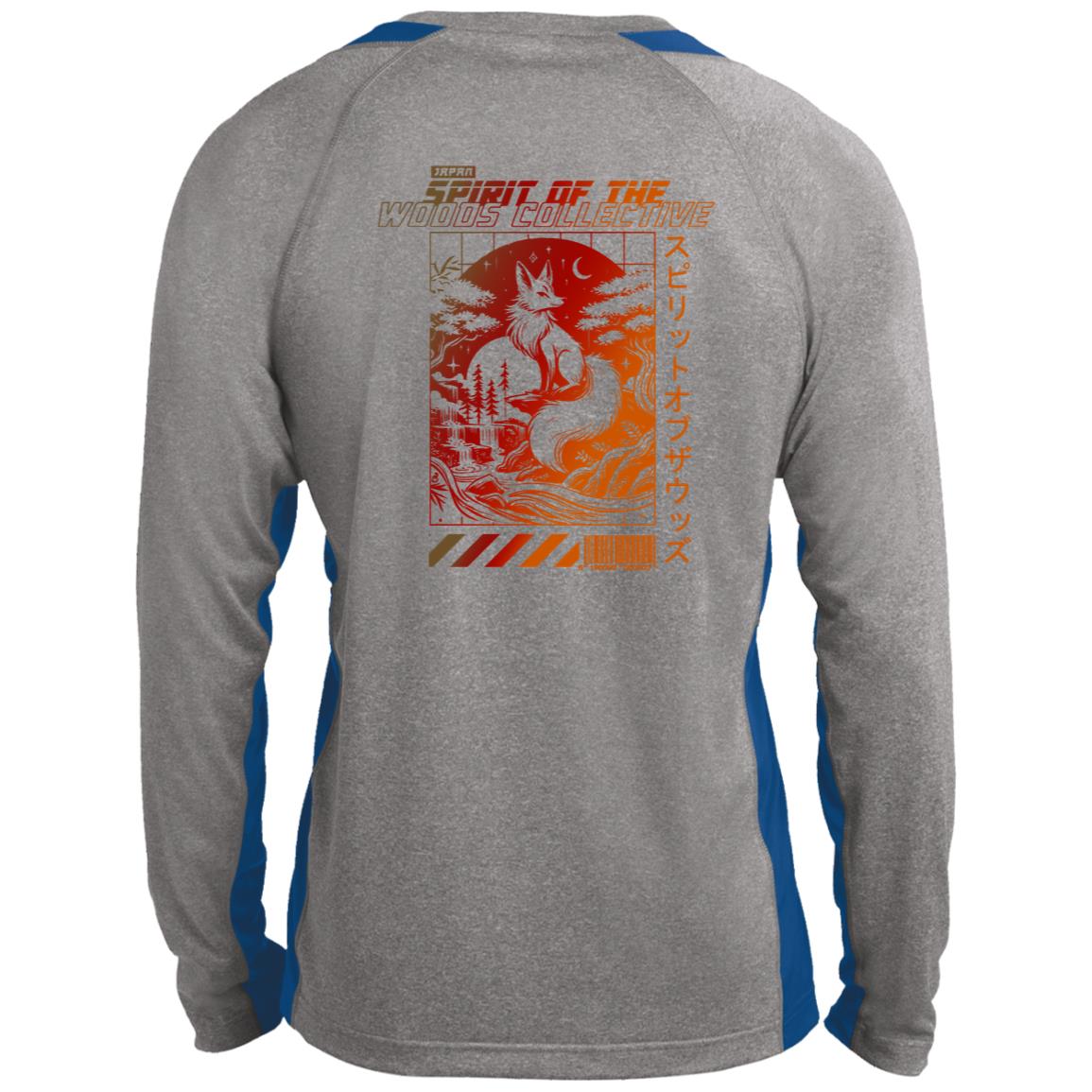 Spirit of the Fox Long-Sleeve Heather Athletic Shirt