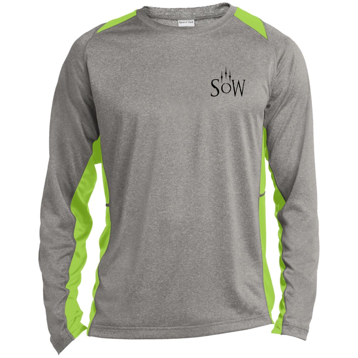 Spirit of the Fox Long-Sleeve Heather Athletic Shirt