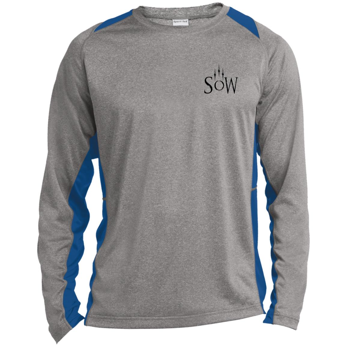 Spirit of the Fox Long-Sleeve Heather Athletic Shirt