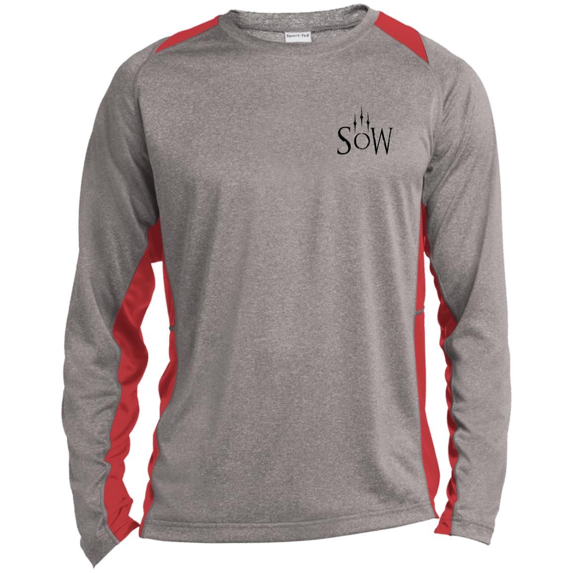 Spirit of the Fox Long-Sleeve Heather Athletic Shirt