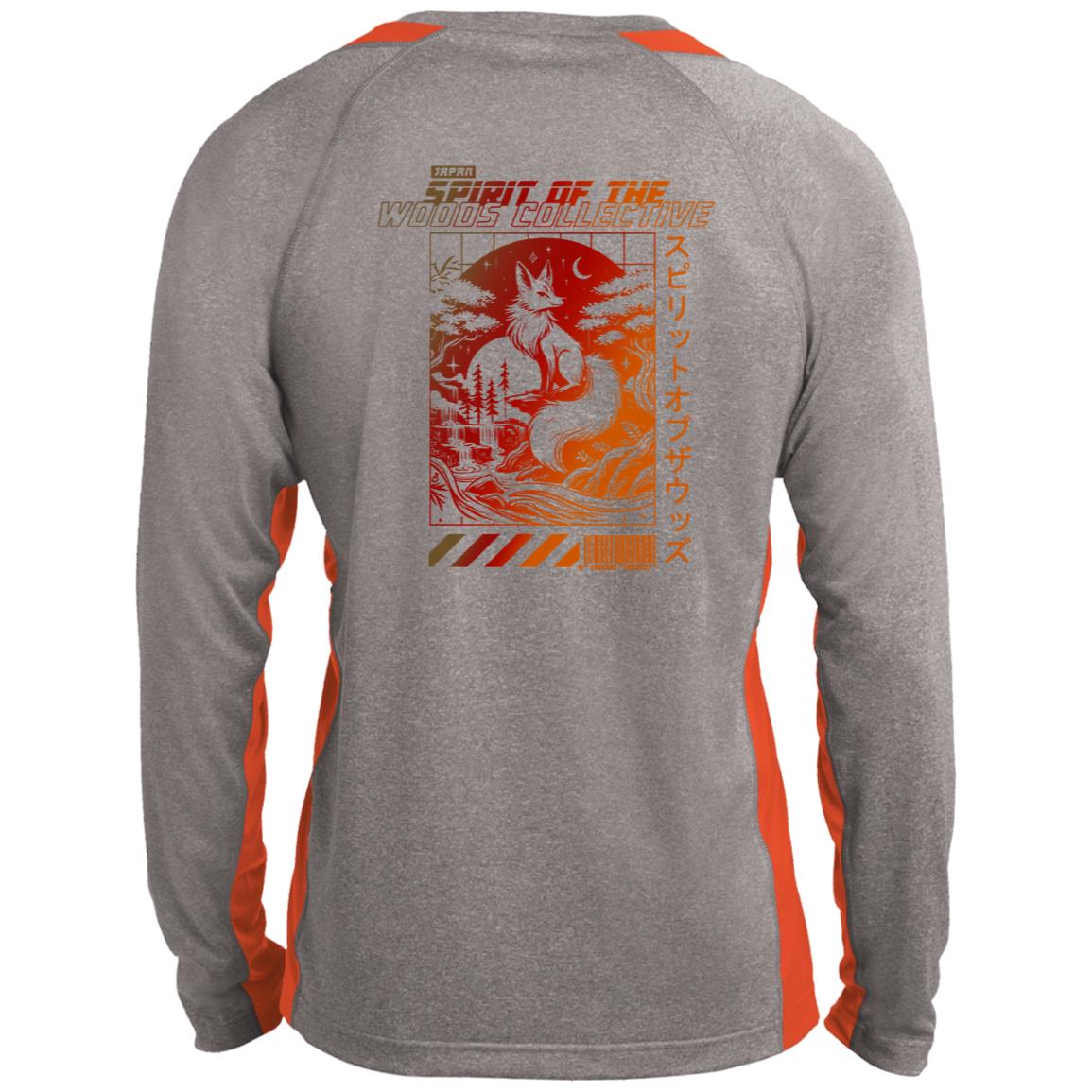 Spirit of the Fox Long-Sleeve Heather Athletic Shirt