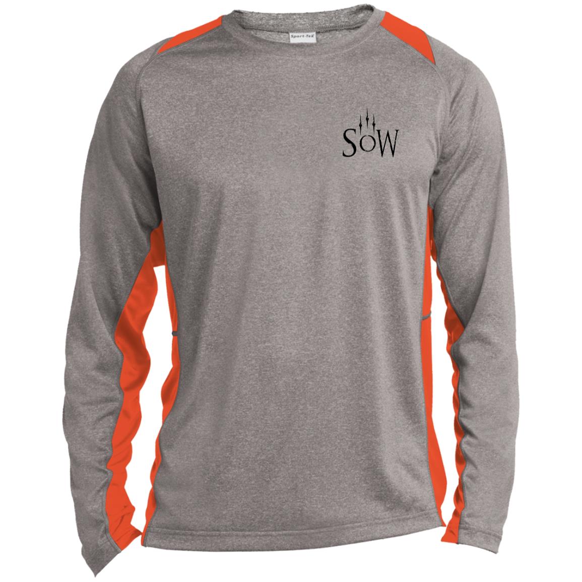 Spirit of the Fox Long-Sleeve Heather Athletic Shirt