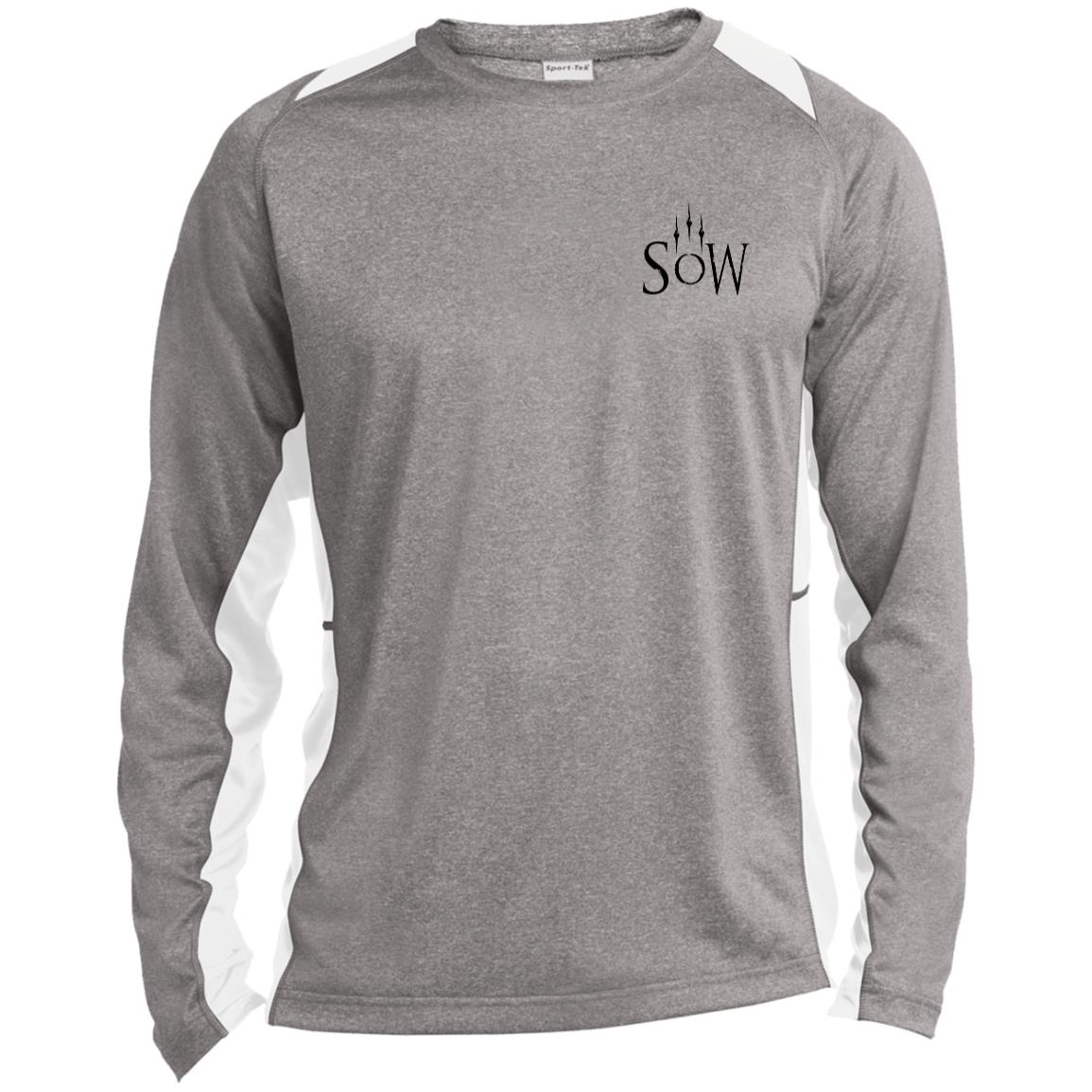 Spirit of the Fox Long-Sleeve Heather Athletic Shirt