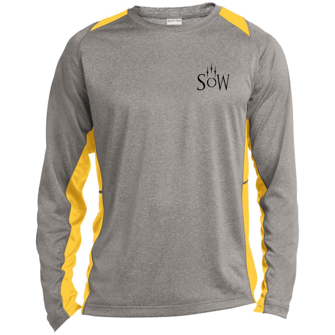 Spirit of the Fox Long-Sleeve Heather Athletic Shirt